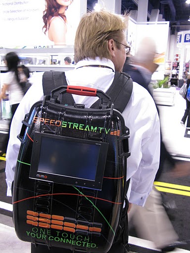 customized broadcast backpack